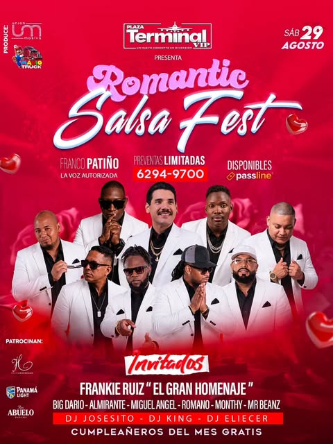 Flyer Salsa Romantic Fest