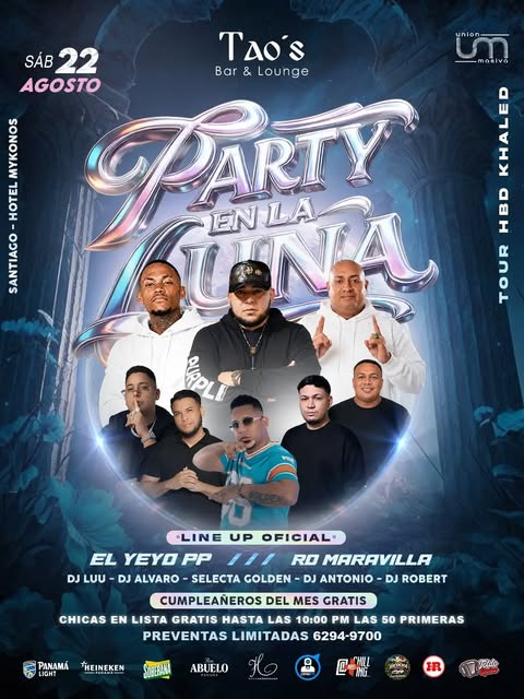 Flyer Party en la Taos